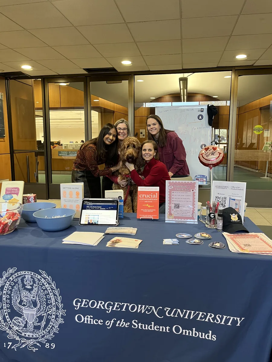 Riya Mittal at a Georgetown University event